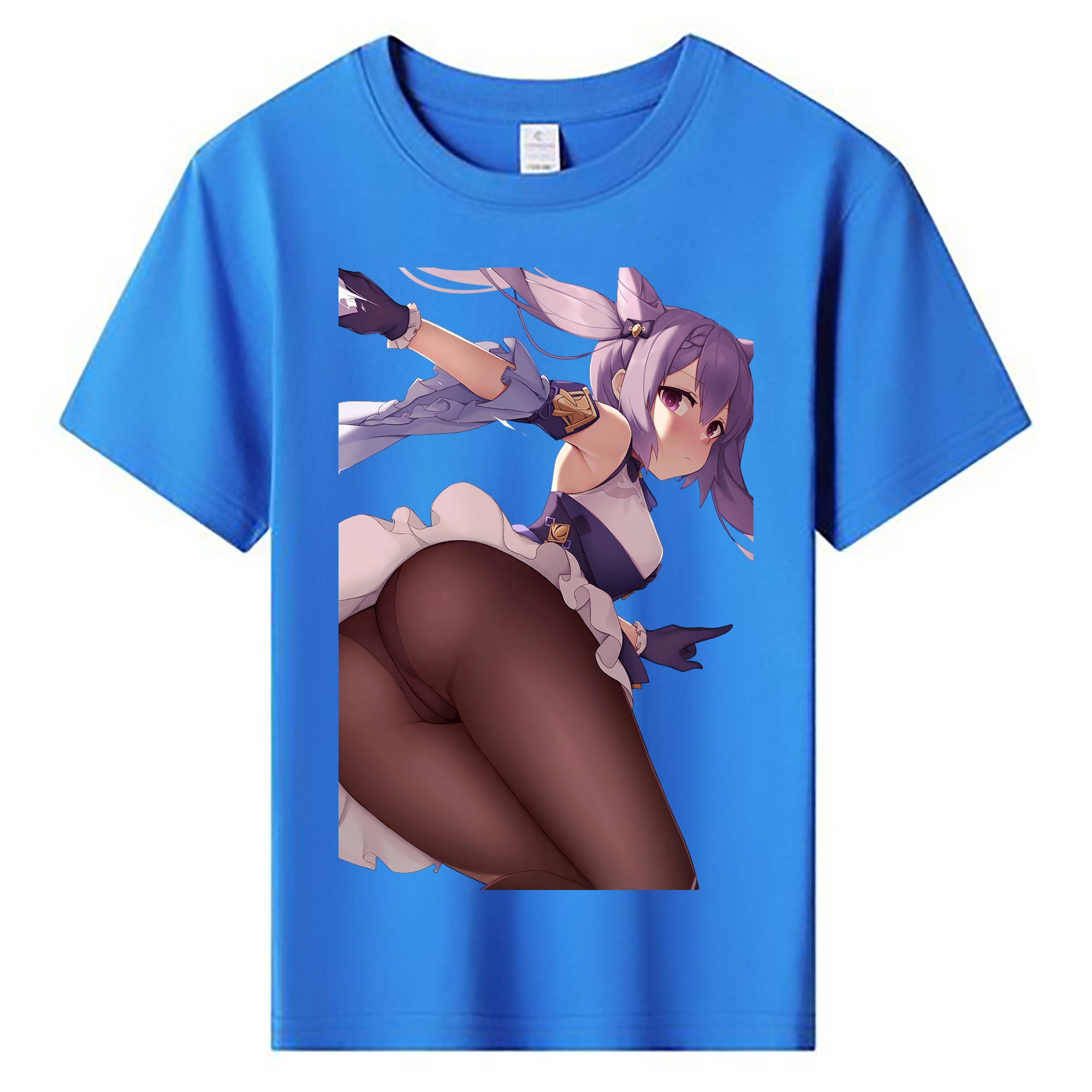 げんし神 刻晴 こくせい genshin Kokusei 綿100％キッズTシャツ（フロントプリント）